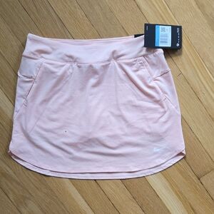 NWT Nike Girls Medium Golf Skirt Skort Running Skirt Peach Light Orange Color